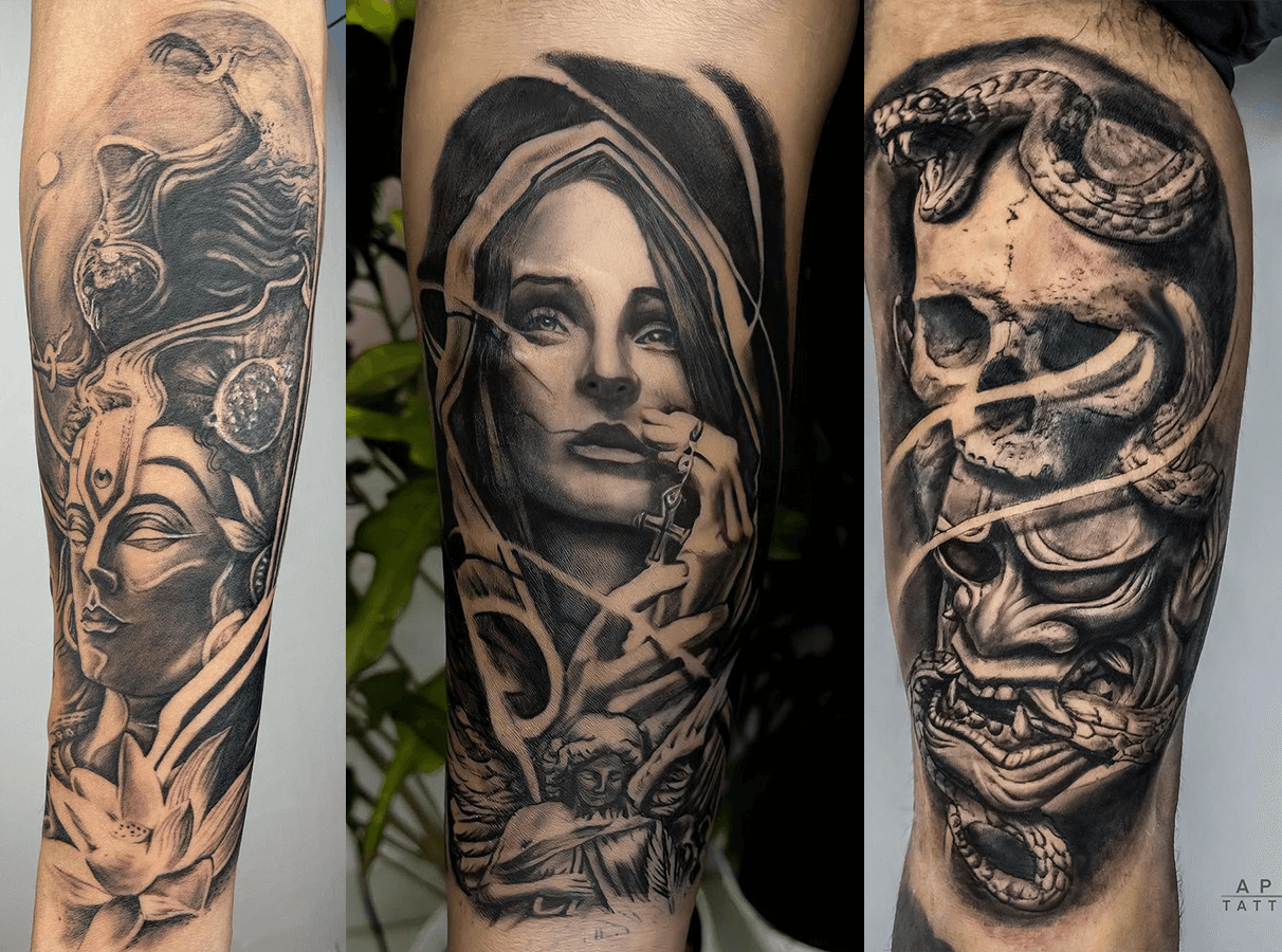 Black & Grey Realism by Maddy